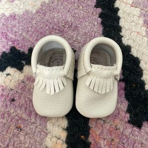 New leather infant moccasins